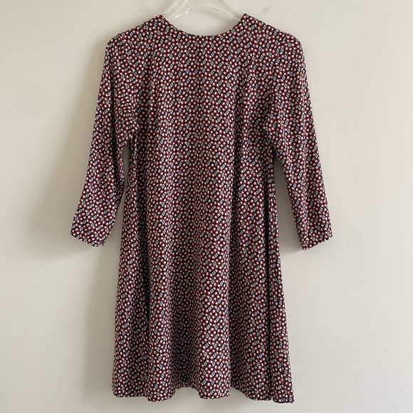 H&M Floral Patterned Swing Dress (Red) - Picture 2 of 16
